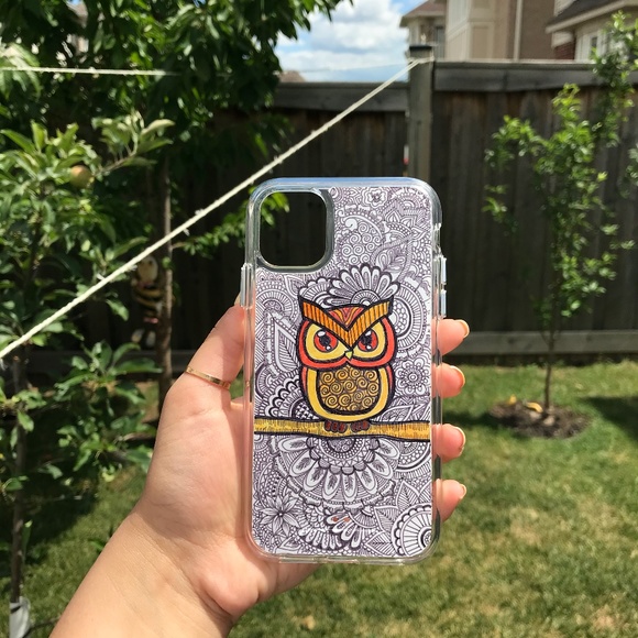 Handmade Zentangle Phone Case - Picture 3 of 3